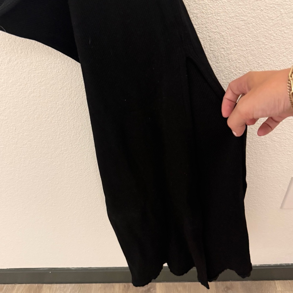 Lulus Spice Things Up Black Ribbed One-Shoulder
Cutout Midi Dress - Picture 6 of 6